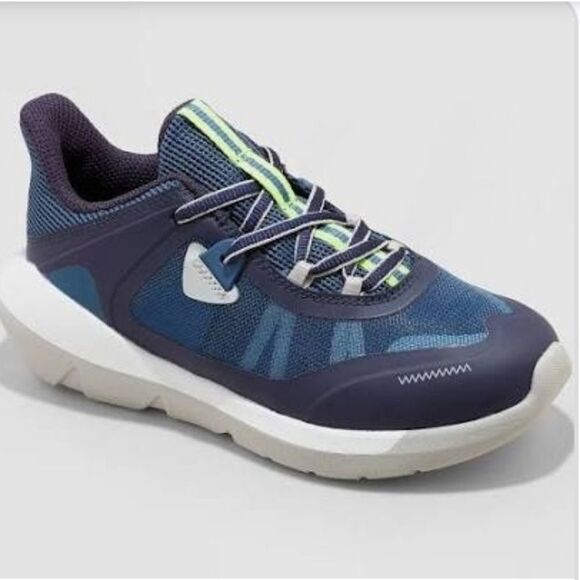 NIB Kids' Avery Performance Navy Apparel Sneakers - All in Motion - Picture 1 of 2